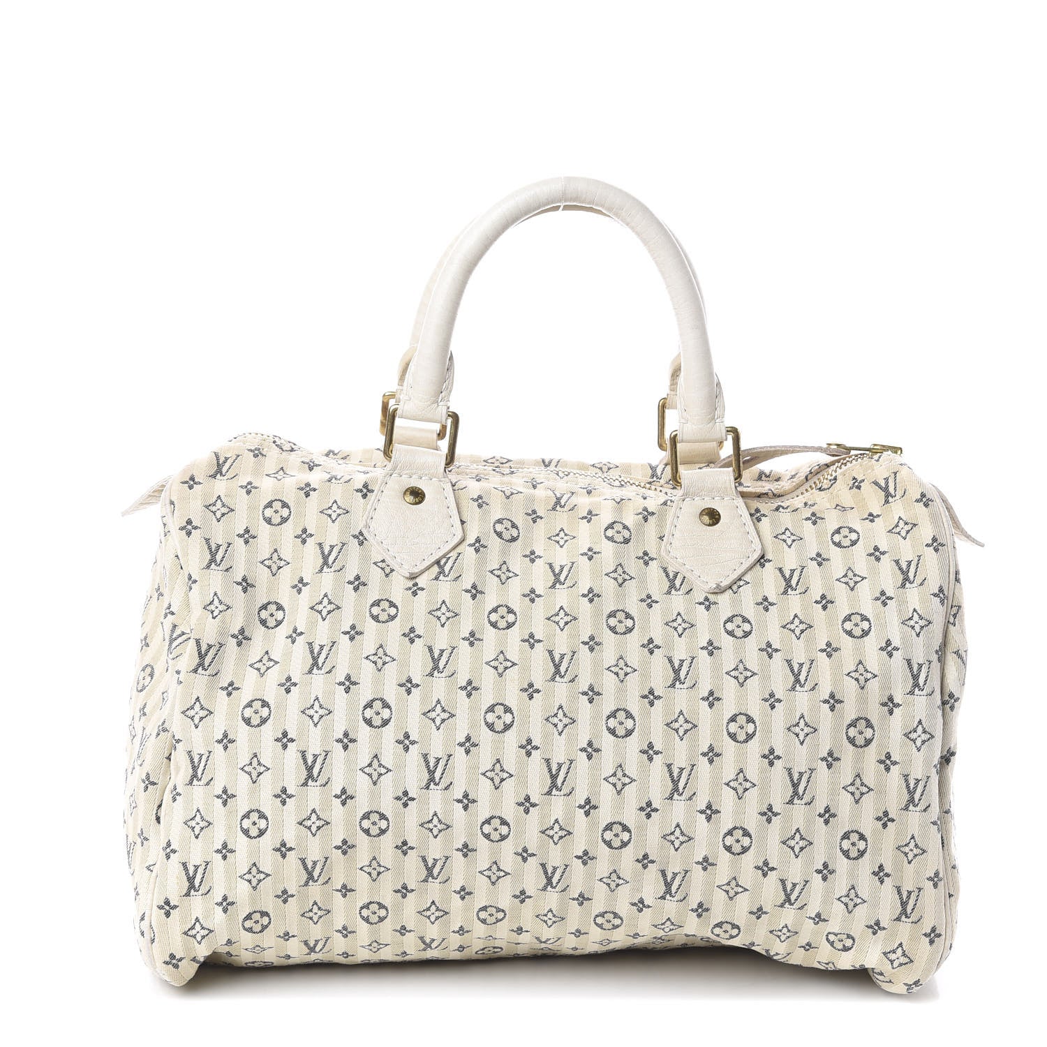 Louis Vuitton Mini Lin Croisette Speedy 30 Blue 1 of 10