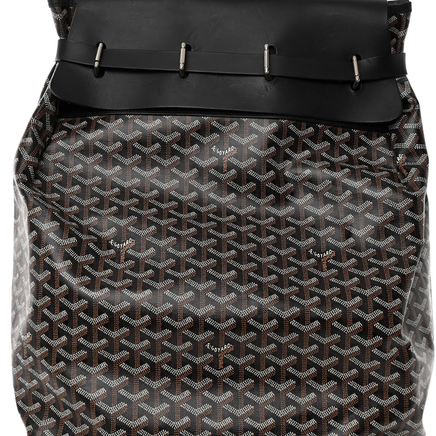 Goyard Goyardine Steamer Bag Black 8 of 12