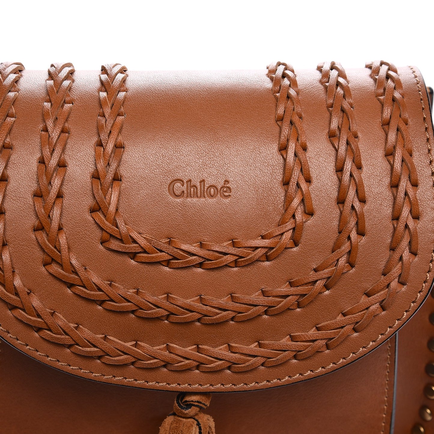 Calfskin Mini Hudson Shoulder Bag Caramel