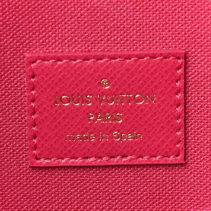 Louis Vuitton Monogram 2021 Christmas Animation Hollywood Pochette Felicie Chain Wallet Fuchsia 7 of 9
