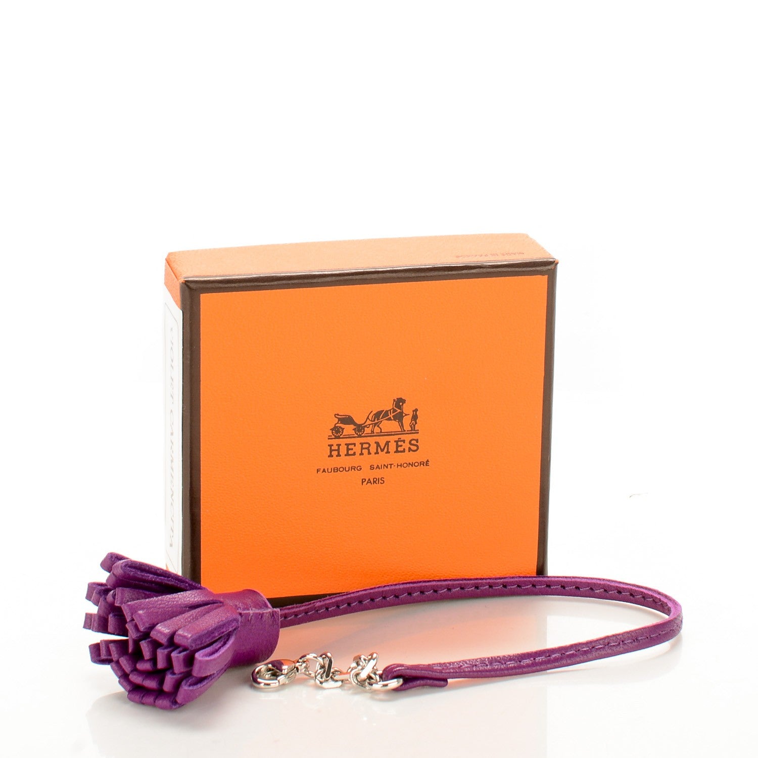 Hermes Milo Lambskin Notebook Page Marker Carmencita GM Violet 6 of 6