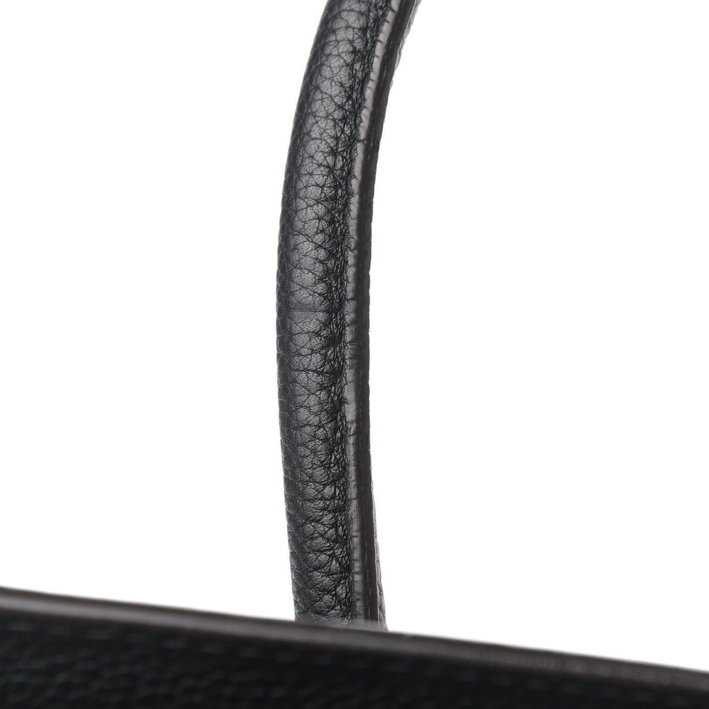 Drummed Calfskin Micro Luggage Black