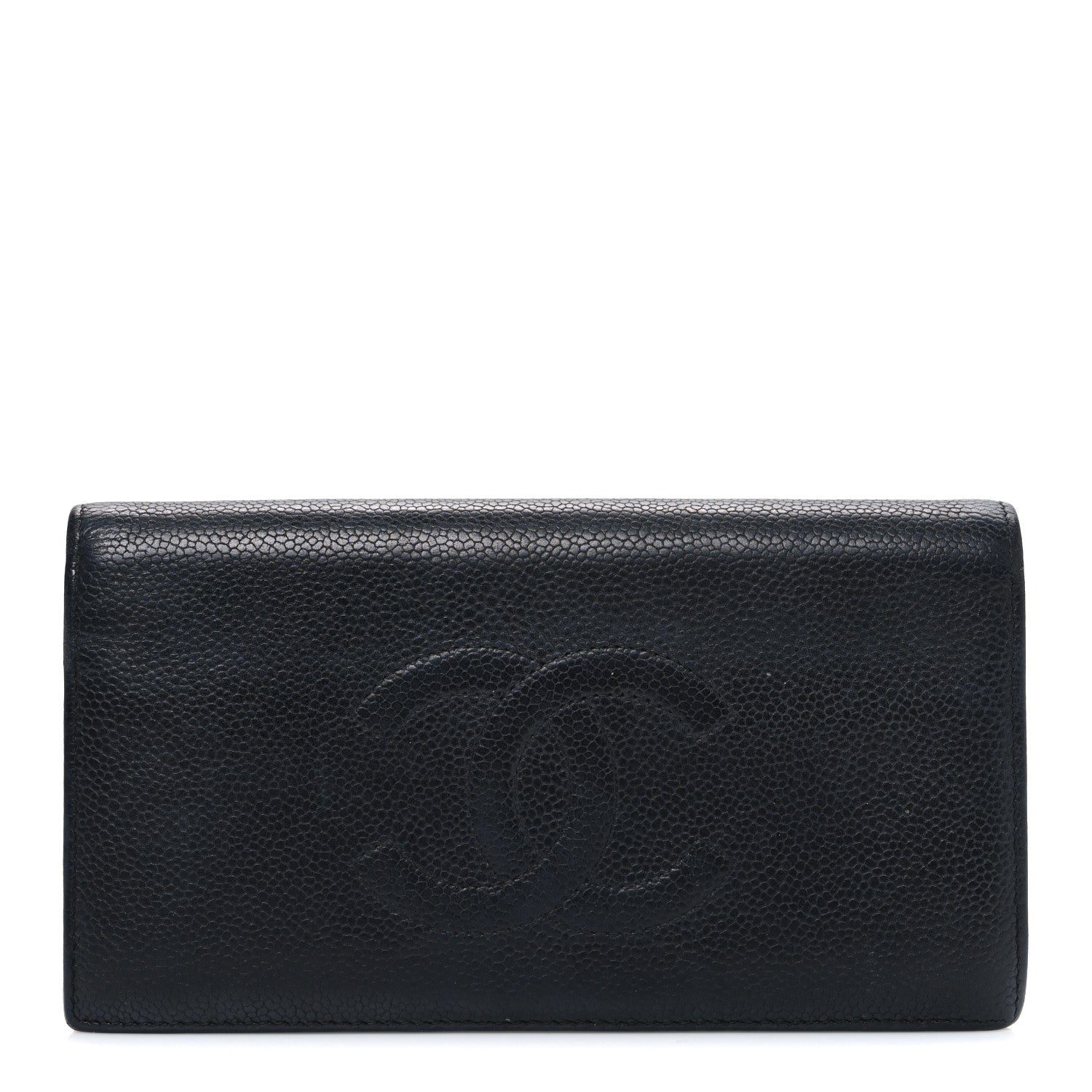 Chanel Caviar Timeless CC Yen Wallet Black 1 of 8