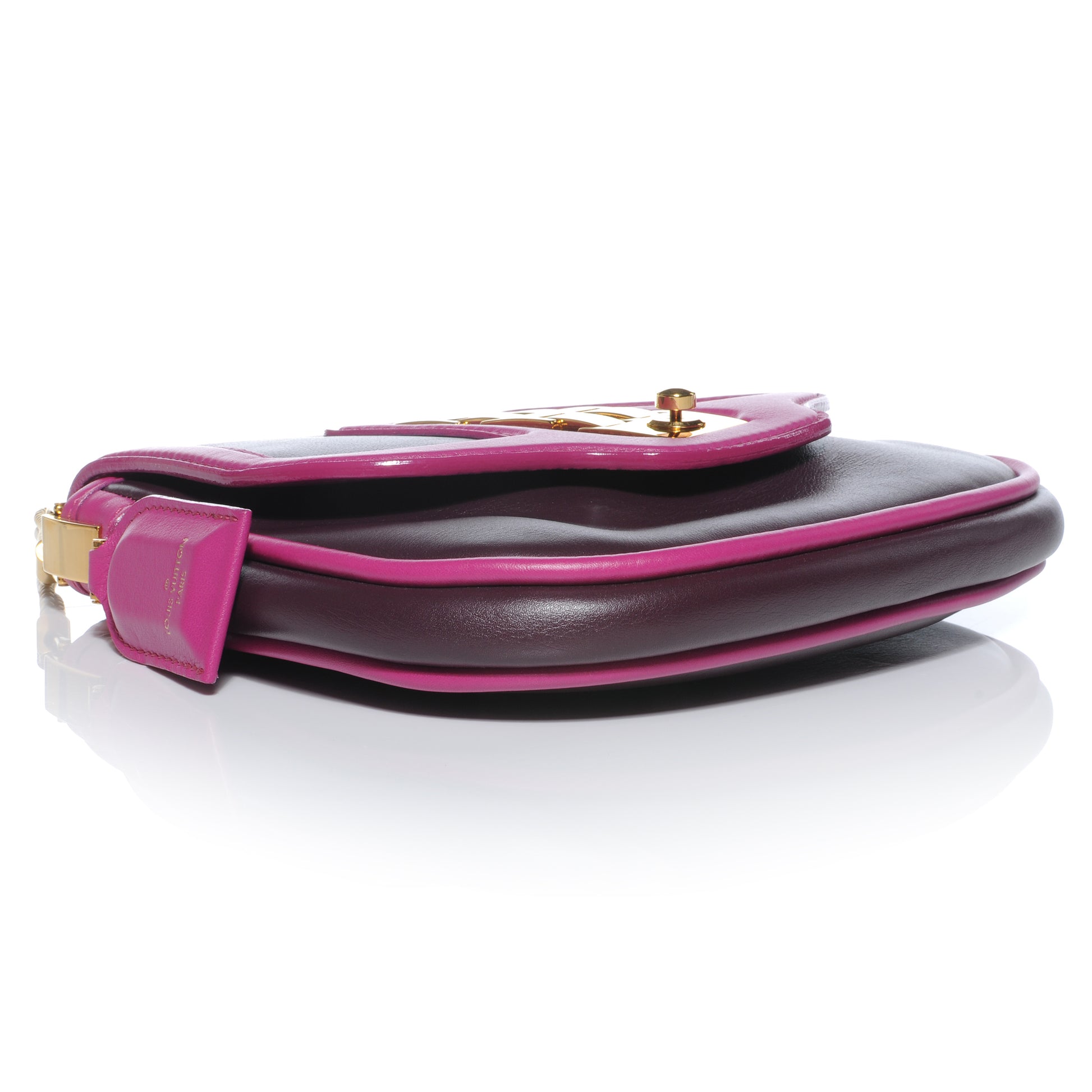 Louis Vuitton Cuir Art Deco Trapeze Prune Cyclamen 4 of 8