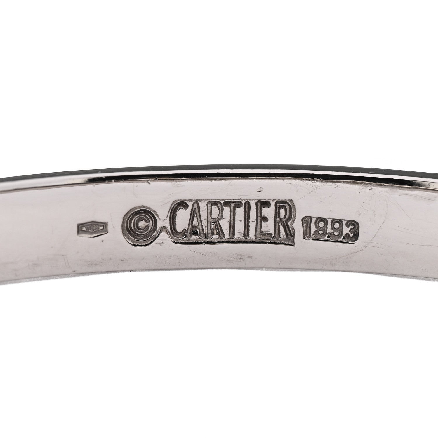 Cartier 18K White Gold LOVE Bracelet 17 5 of 10
