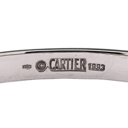 Cartier 18K White Gold LOVE Bracelet 17 5 of 10