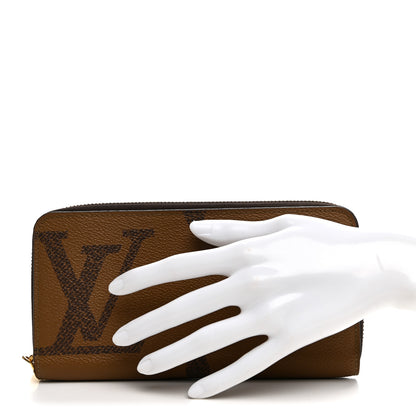 Louis Vuitton Reverse Monogram Giant Zippy Wallet 2 of 9