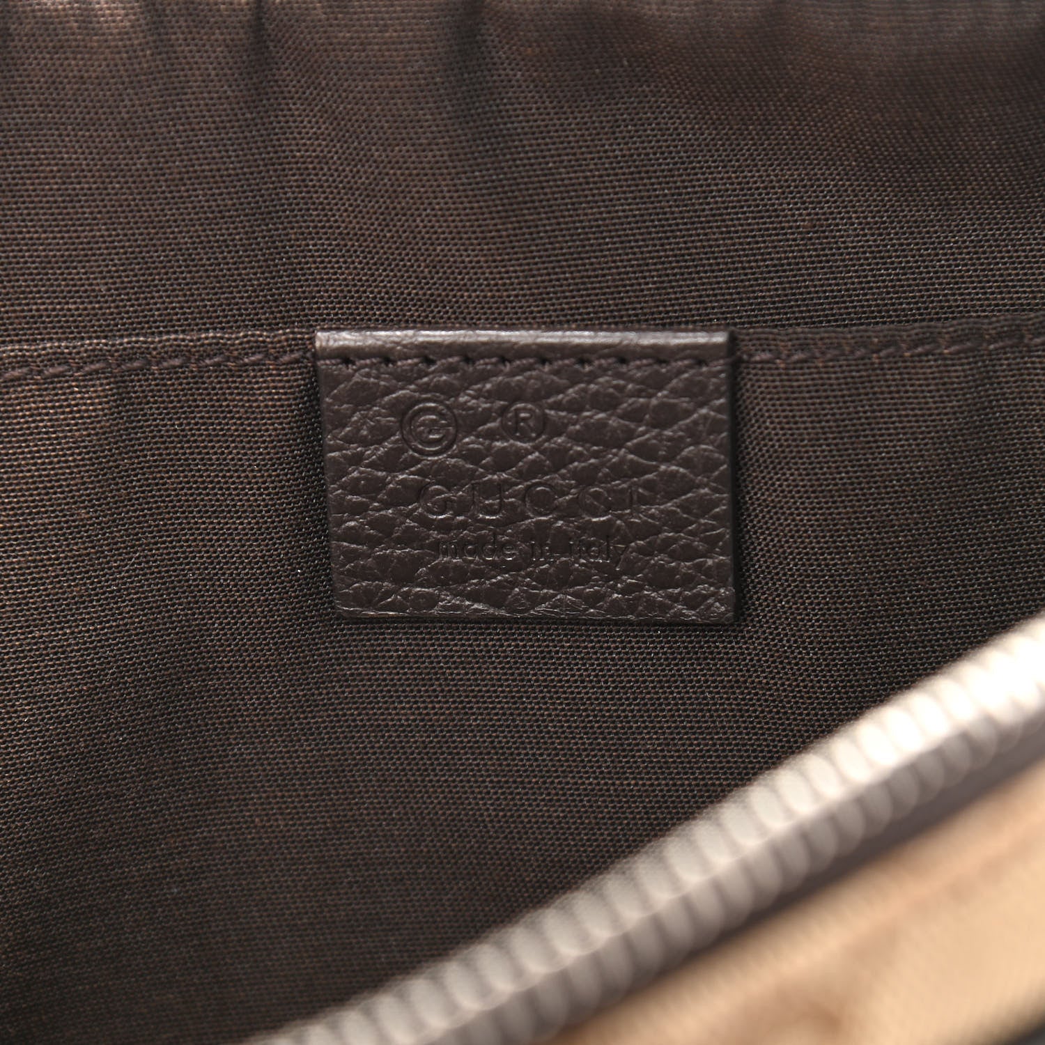 Gucci Monogram Belt Bag Dark Brown 6 of 12