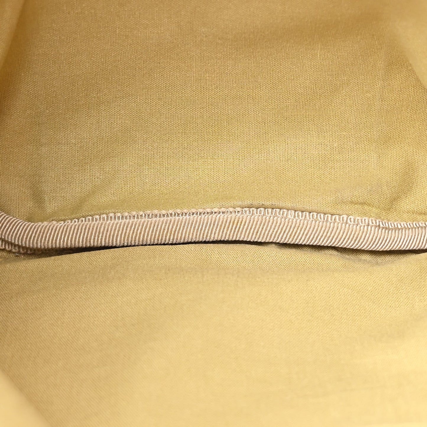 Vintage Canvas Web Belt Bag Sand Cuir
