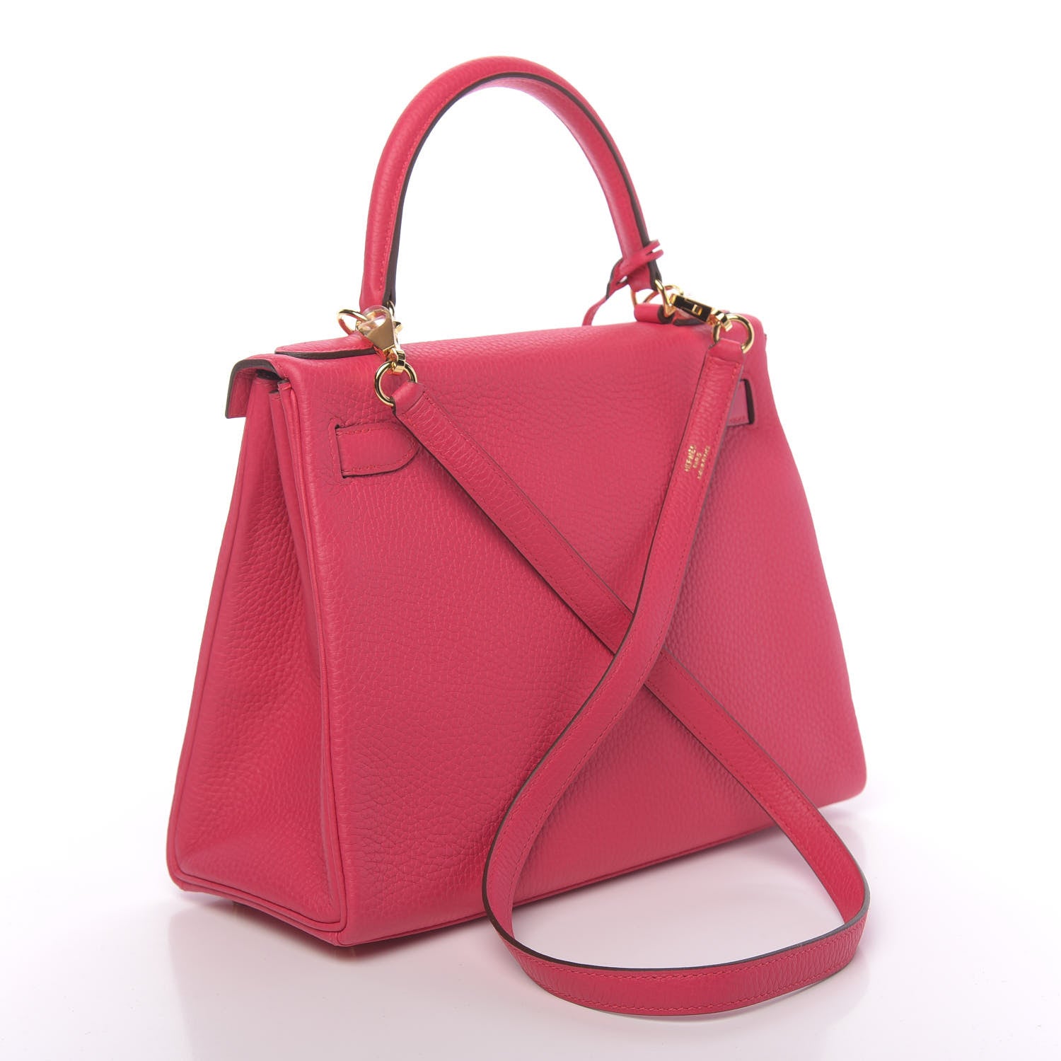 Hermes Taurillon Clemence Kelly Retourne 28 Rose Extreme 3 of 11