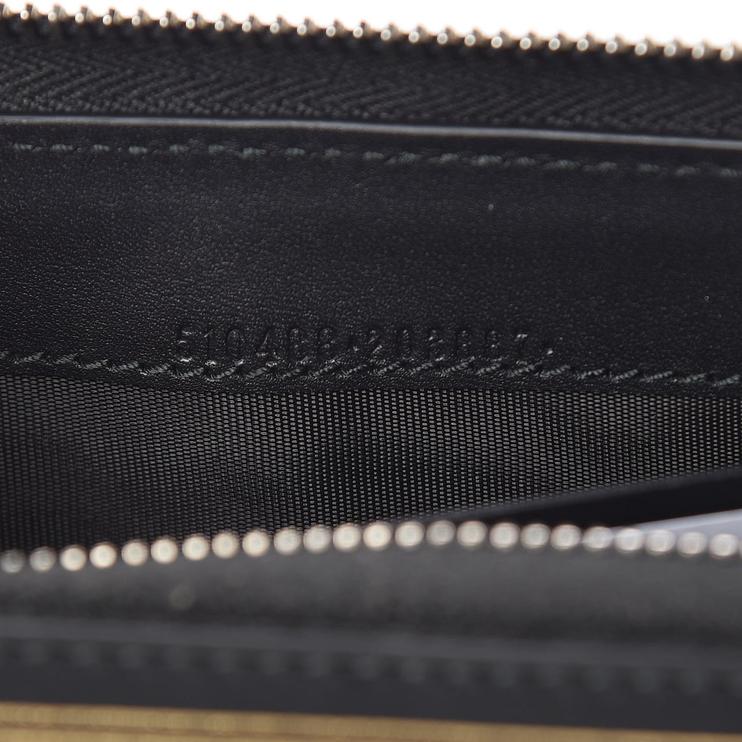 X SEGA Calfskin GUCCY Stars Zip Around Wallet Black Gold