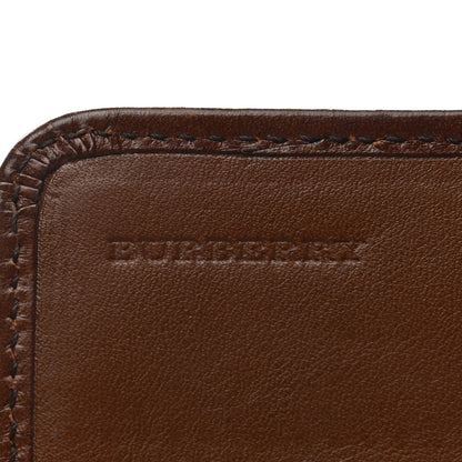 Burberry House Check Bridle Calfskin Penrose Continental Wallet Dark Tan 6 of 8