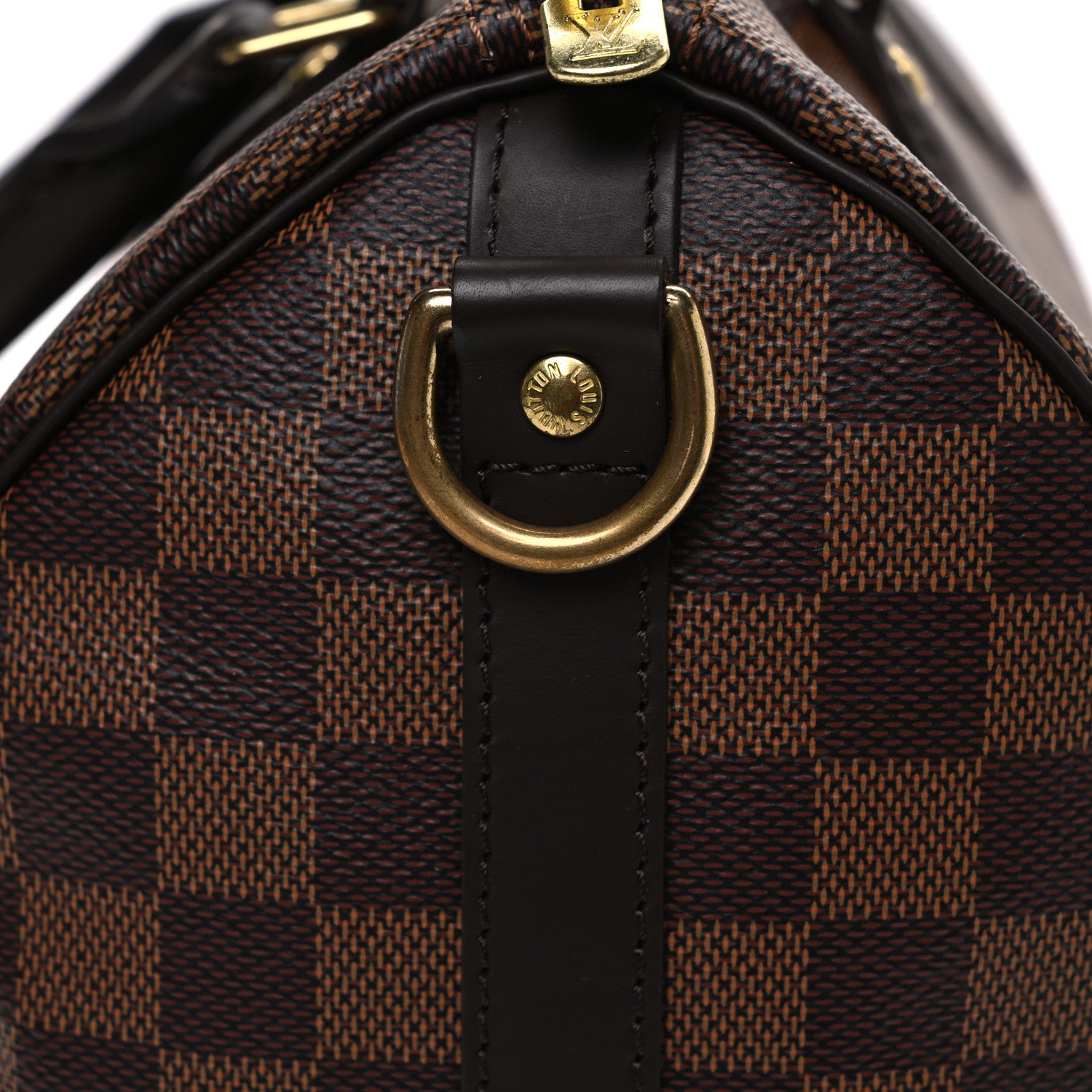 Louis Vuitton Damier Ebene Speedy Bandouliere 25 10 of 11
