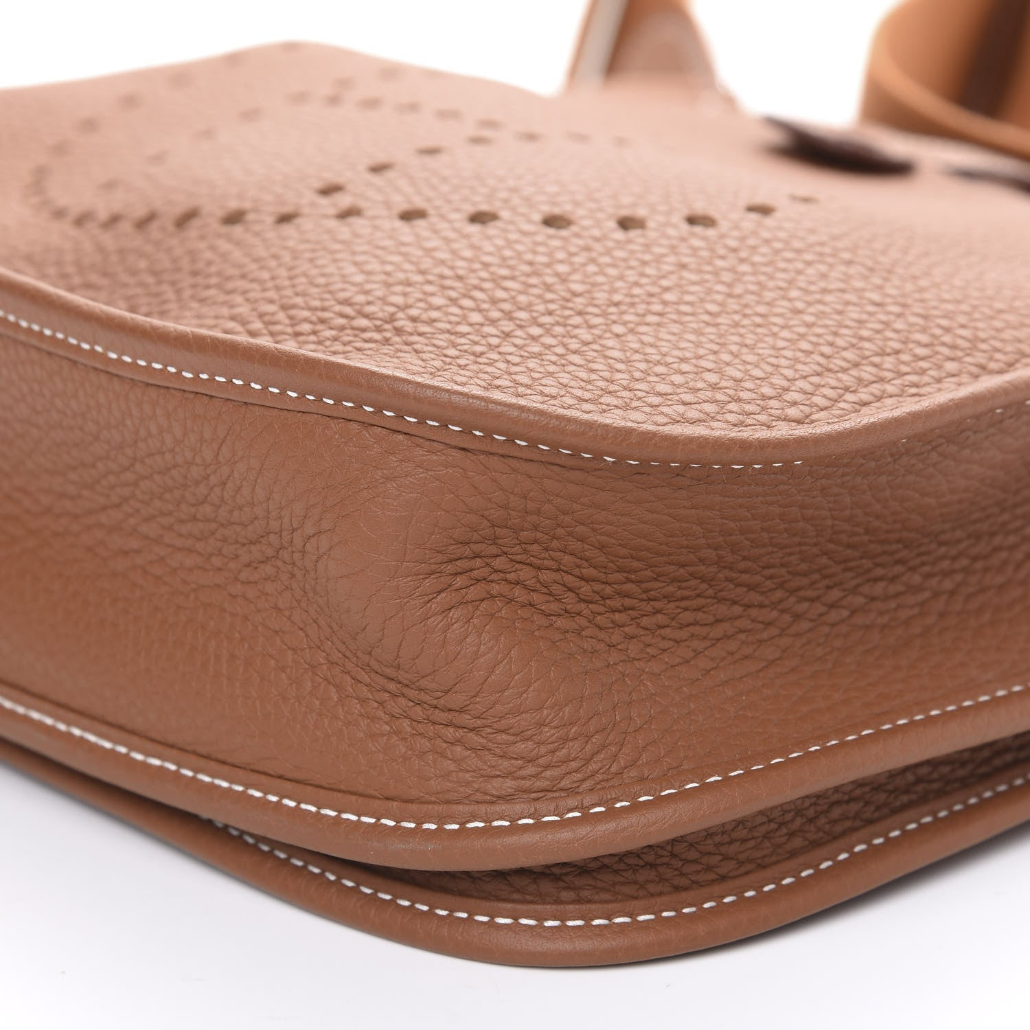 Hermes Taurillon Clemence Evelyne III PM Gold 9 of 10