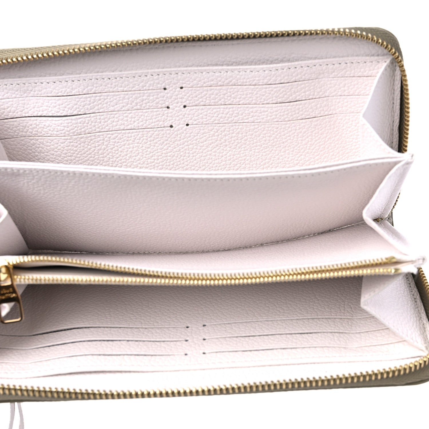 Louis Vuitton Empreinte Monogram Spring in the City Zippy Wallet Kaki Beige Cream 5 of 9