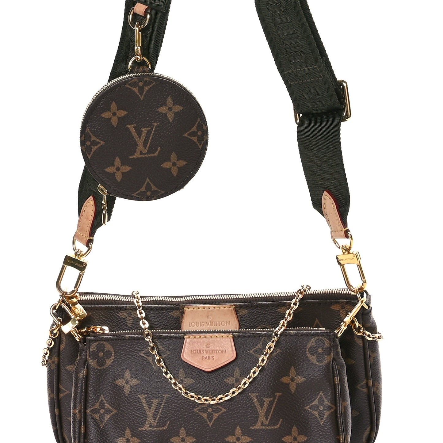 Monogram Multi Pochette Accessories Kaki