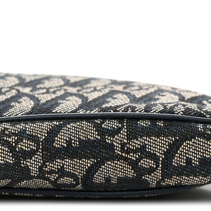 Christian Dior Monogram Mini Saddle Pochette Navy 10 of 11