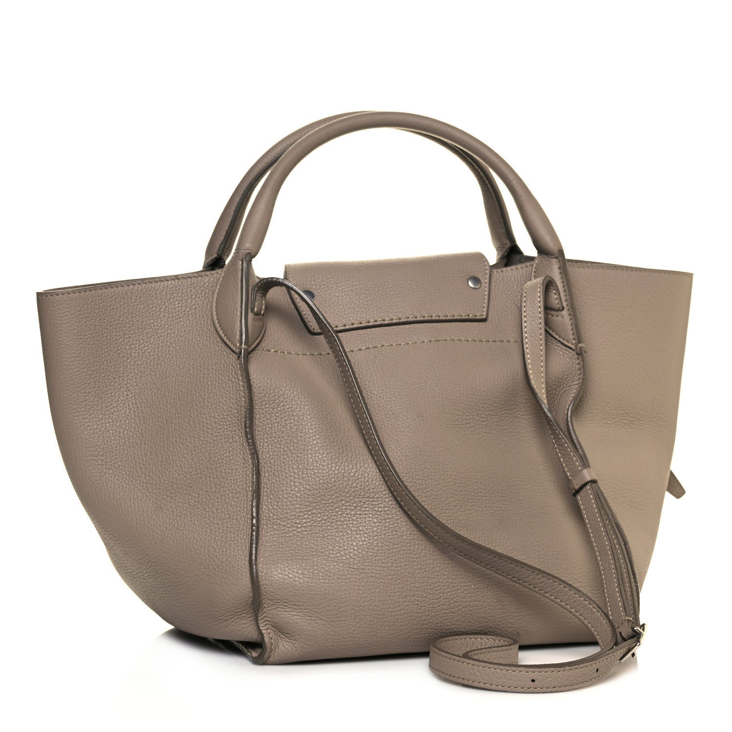 Celine Supple Grained Calfskin Small Big Bag Light Taupe 3 of 20