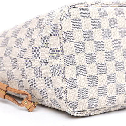 Louis Vuitton Damier Azur Neo Neverfull MM Rose Ballerine 9 of 15