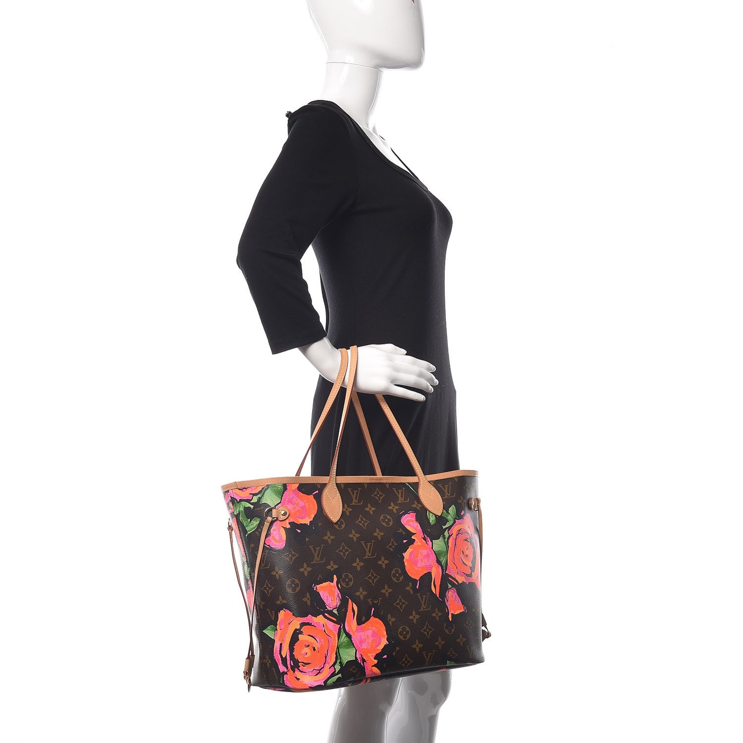 Monogram Roses Neverfull MM