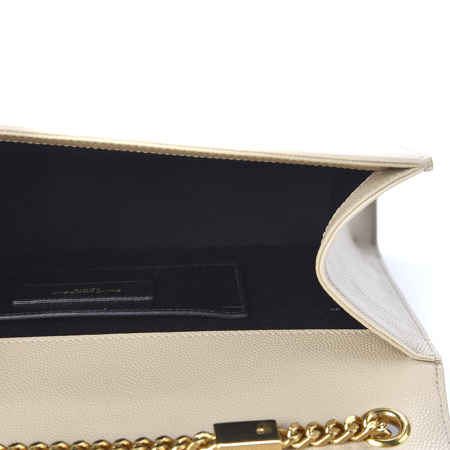 Saint Laurent Grain De Poudre Medium Monogram Kate Satchel Nude Powder 4 of 10