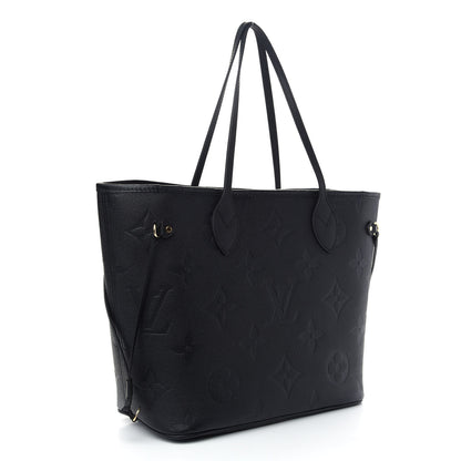Louis Vuitton Empreinte Monogram Giant Neverfull MM Black 4 of 10