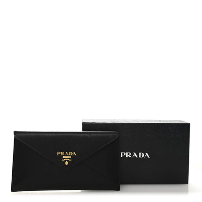 Prada Vitello Move Envelope Wallet Black 7 of 7