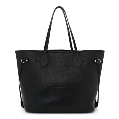 Louis Vuitton Empreinte Monogram Giant Neverfull MM Black 1 of 12
