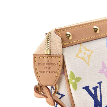 Louis Vuitton Monogram Multicolor Pochette Accessories White 8 of 10