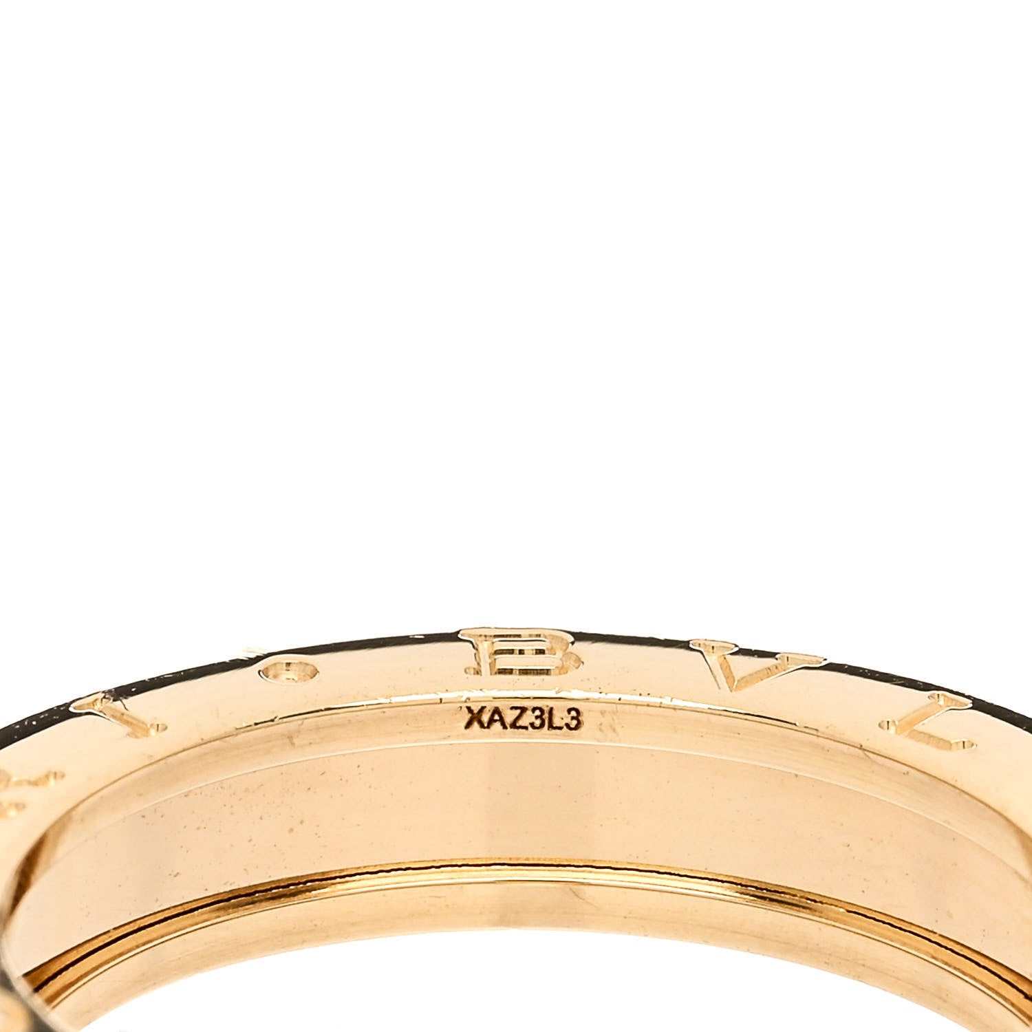 Bulgari 18K Yellow Gold B.Zero1 One-Band Ring 56 7.5 6 of 7