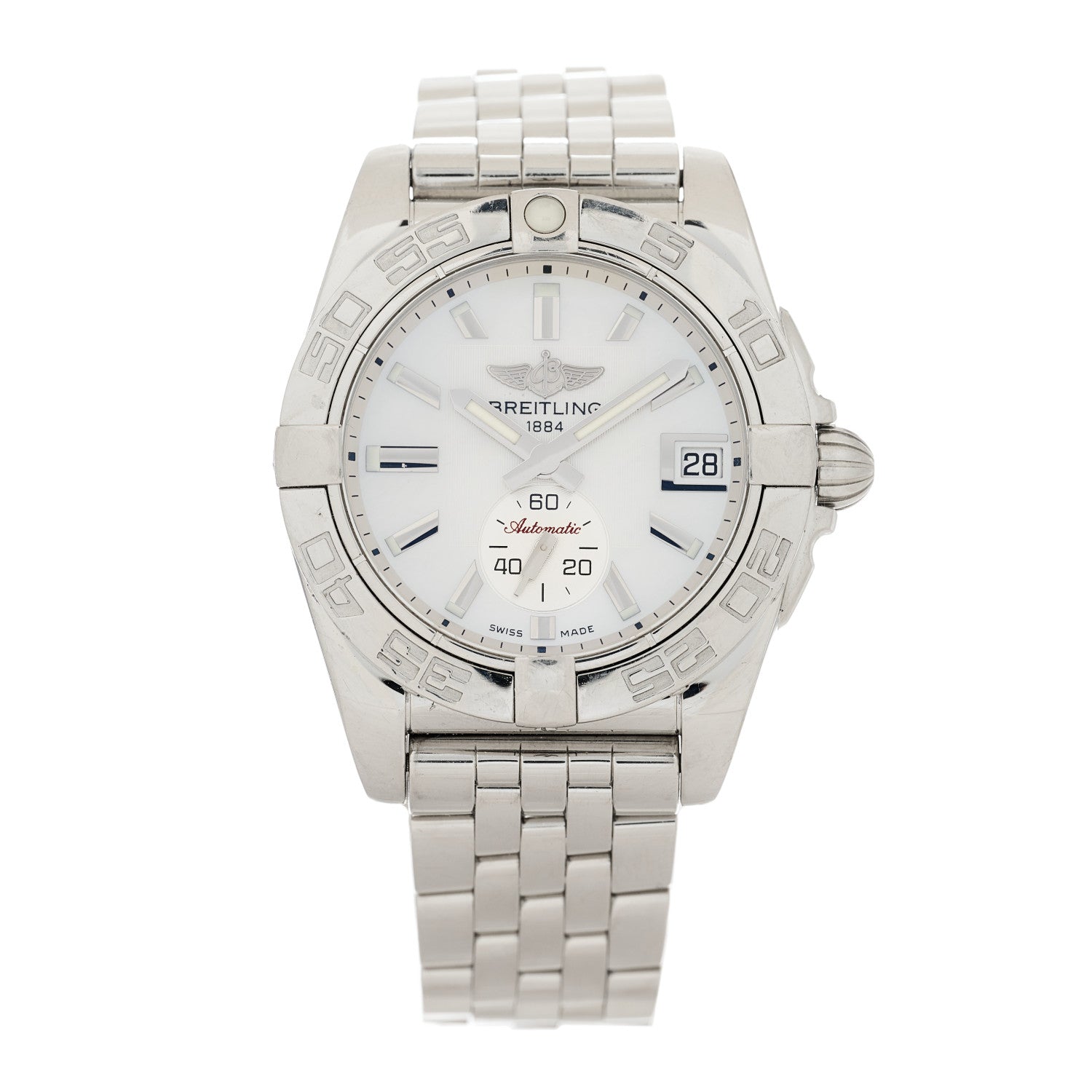 Breitling Stainless Steel 36mm Galactic Automtic Watch A37330 1 of 7