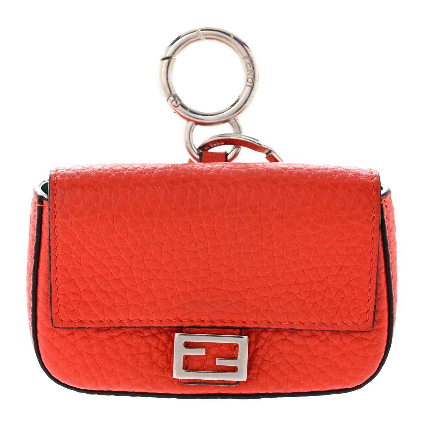 Cuoio Romano Micro Baguette Charm Papavero