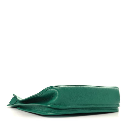 Hermes Taurillon Clemence Evelyne III PM Vert Vertigo 4 of 11