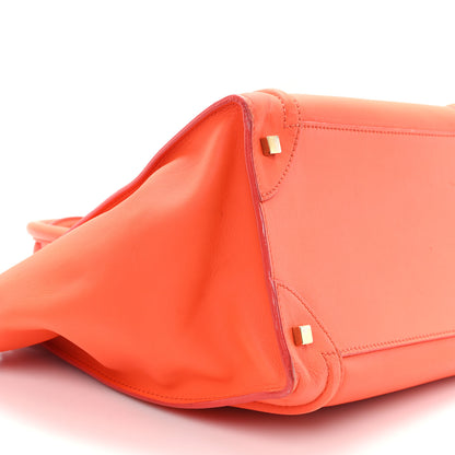 Celine Smooth Calfskin Mini Luggage Bright Orange Bright Orange 8 of 12