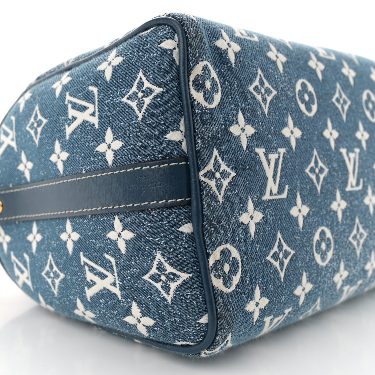 Monogram Jacquard Denim Speedy Bandouliere 25 Bleu
