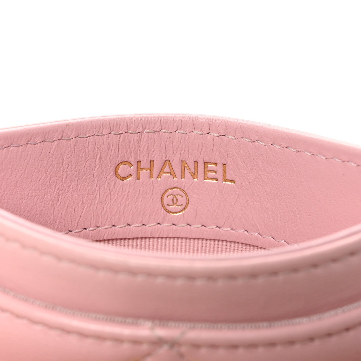 Chanel Lambskin Quilted Chanel 19 Card Holder Light Pink 6 of 9