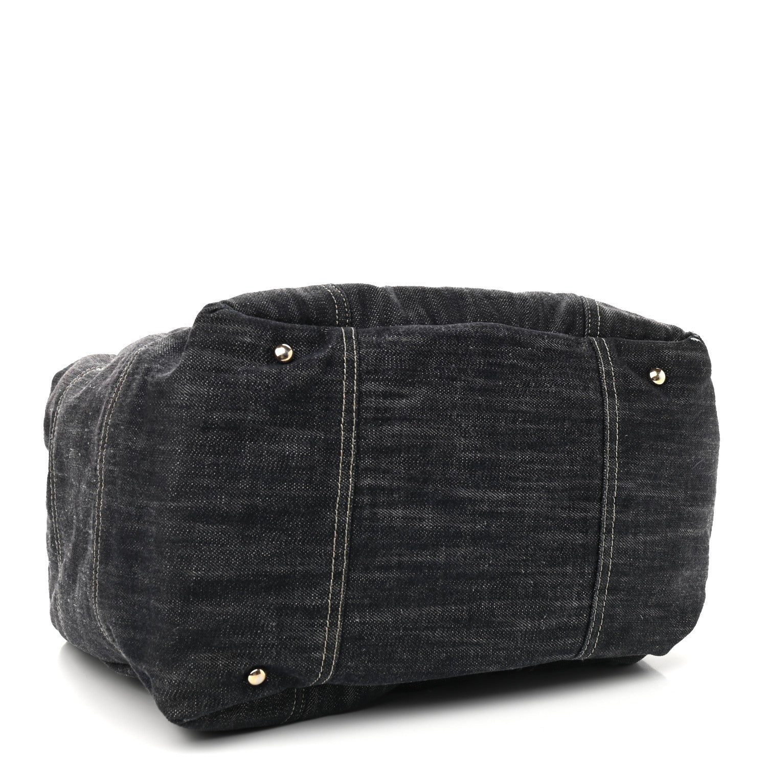 Chanel Denim CC Tote Blue 4 of 18