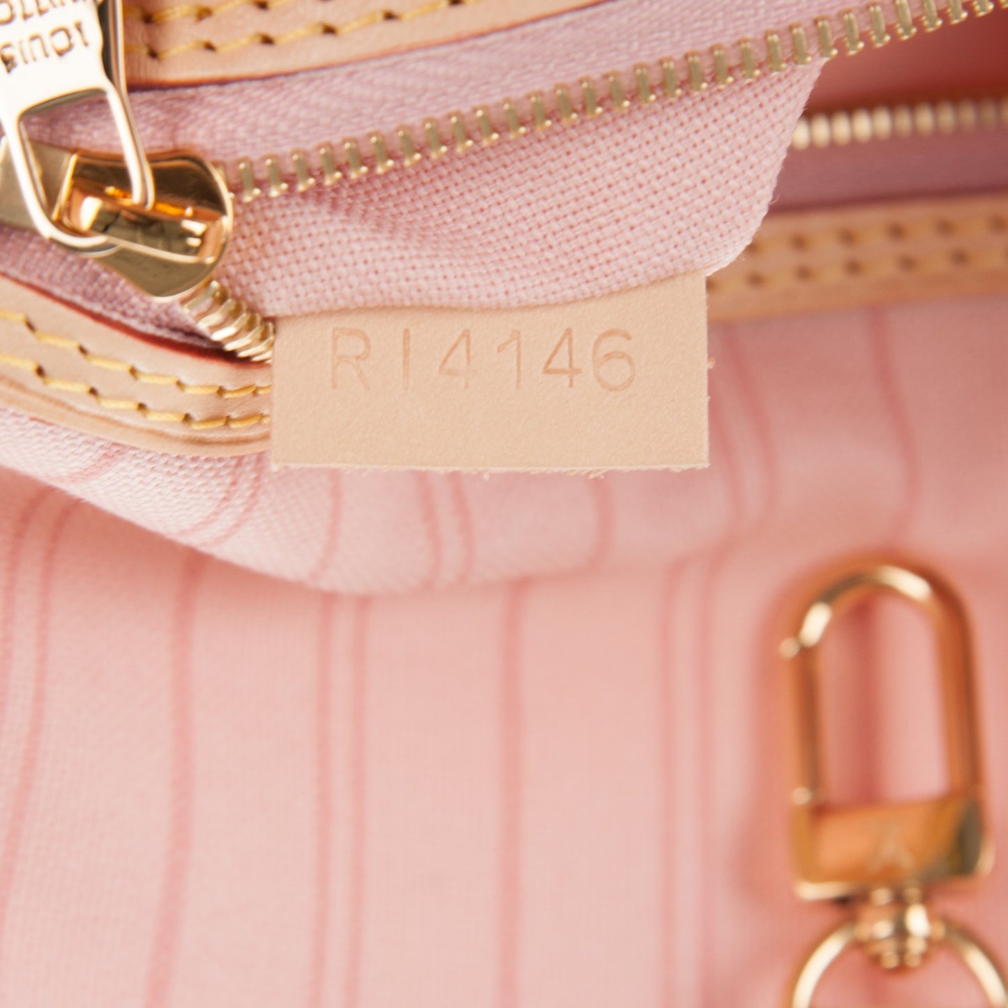 Damier Azur Delightful MM Rose Ballerine