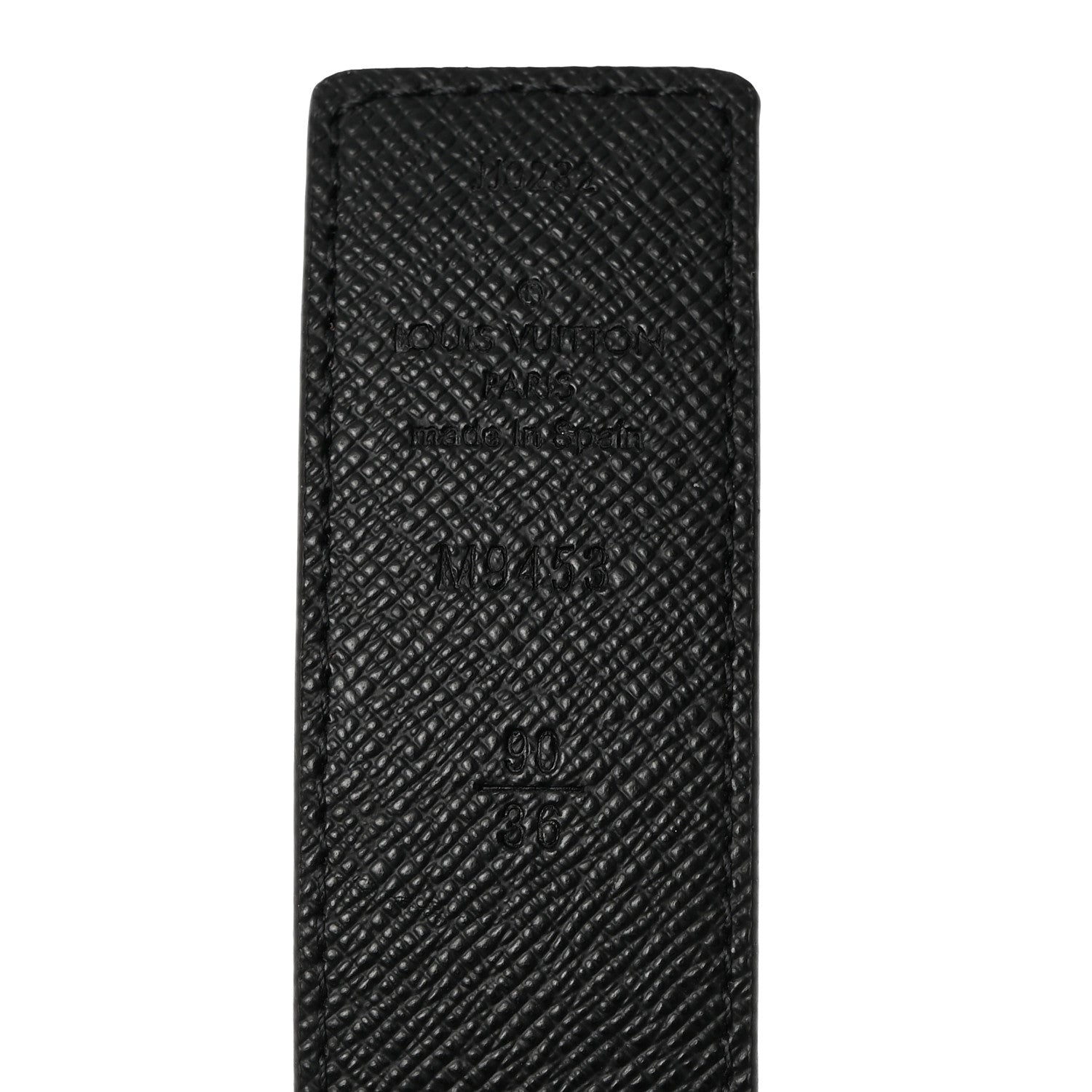 Louis Vuitton Calfskin Monogram 30mm LV Initiales Reversible Belt 90/36 Black 4 of 9