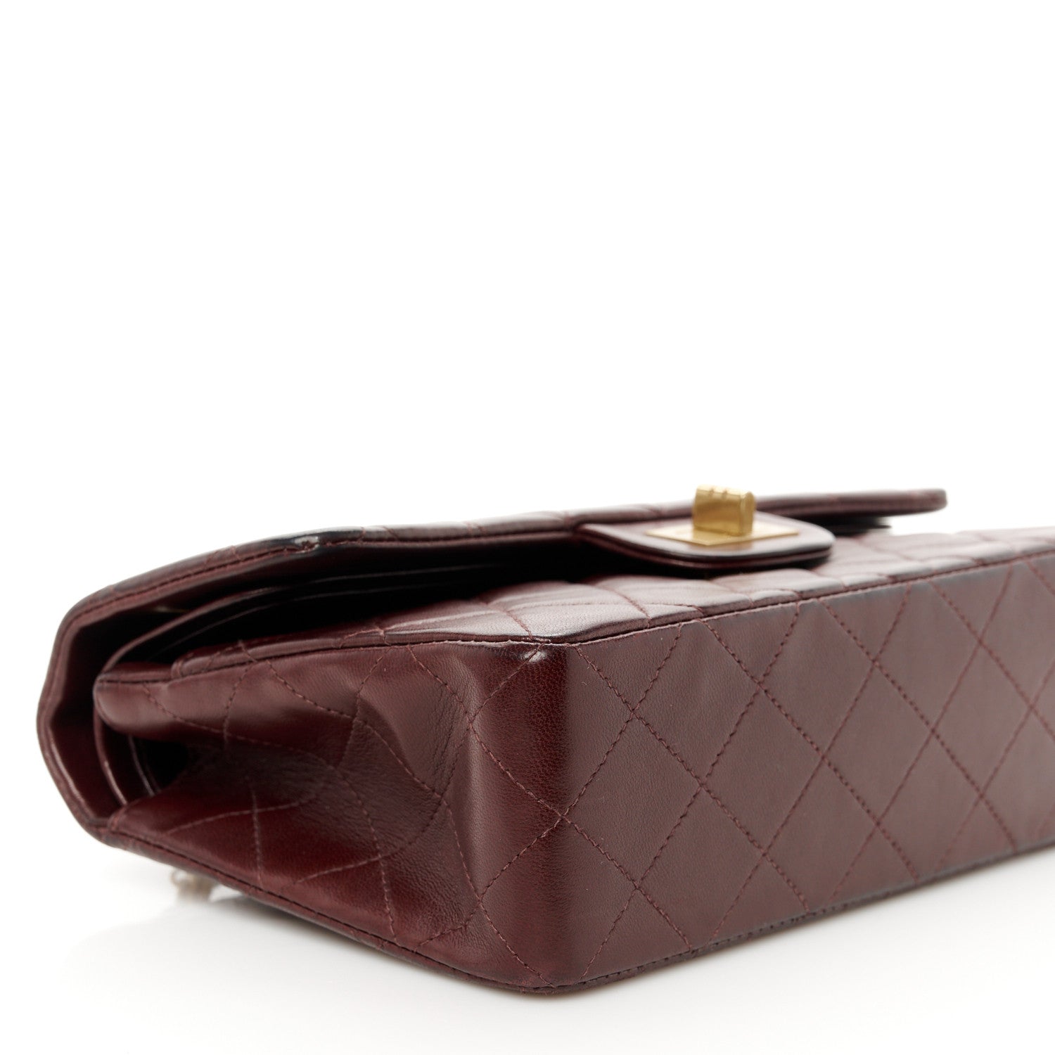 Chanel Lambskin Quilted 2.55 Reissue 225 Flap Brown 9 of 10