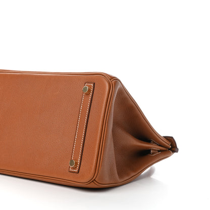 Hermes Natural Barenia Faubourg Birkin 30 Fauve 9 of 11