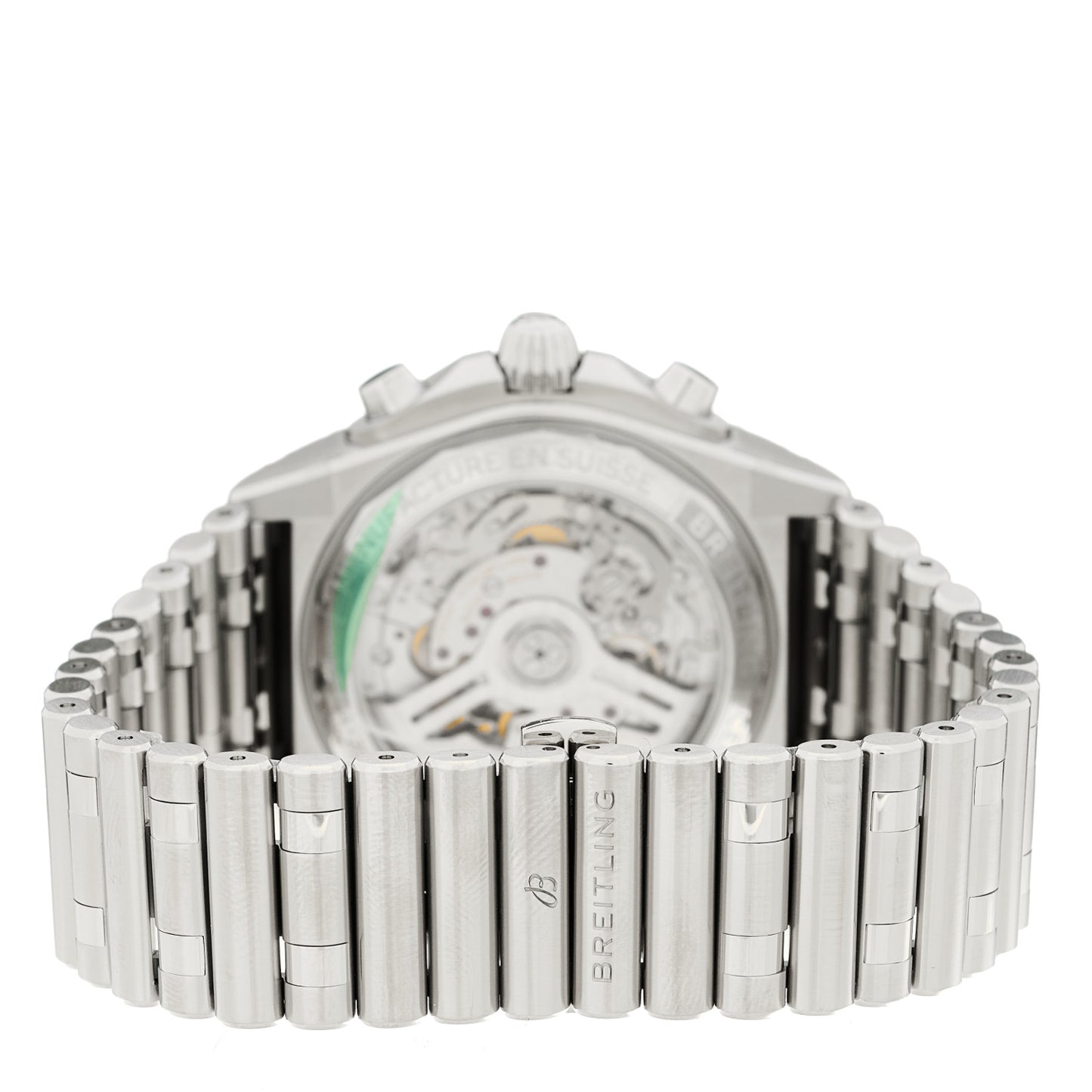 Stainless Steel 42mm Bentley Edition Chronomat Automatic Watch Green AB0134