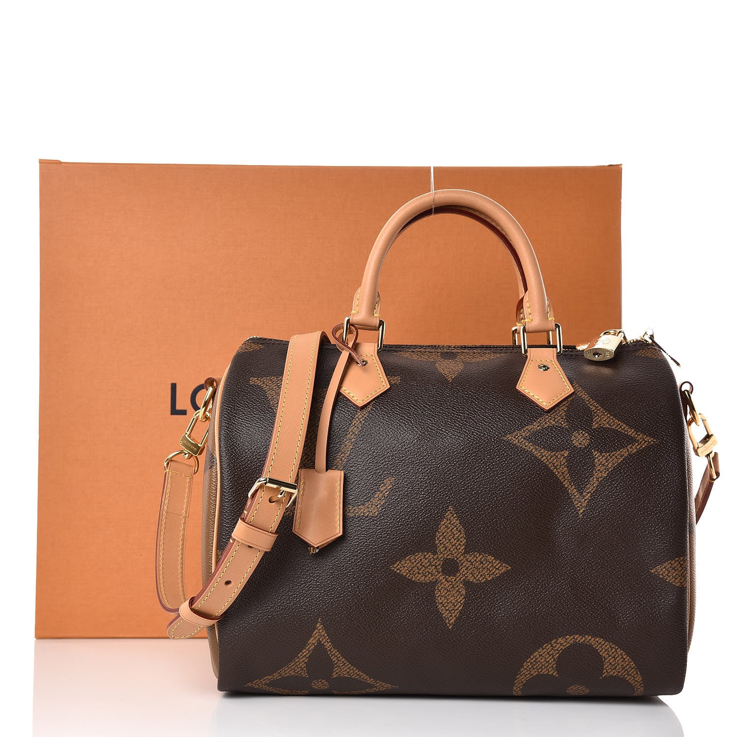 Louis Vuitton Reverse Monogram Giant Speedy Bandouliere 30 10 of 10