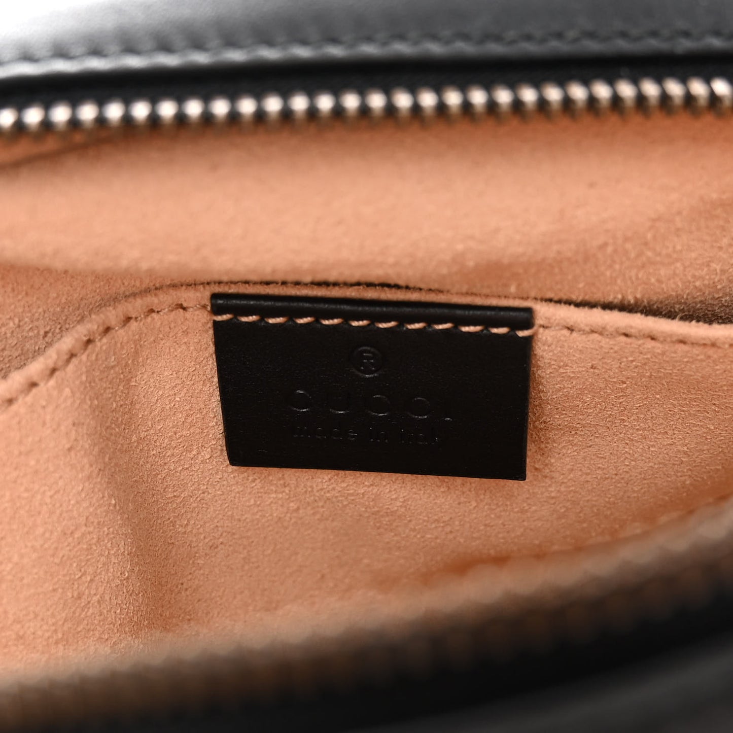 Calfskin Matelasse GG Marmont Belt Bag 85 34 Black