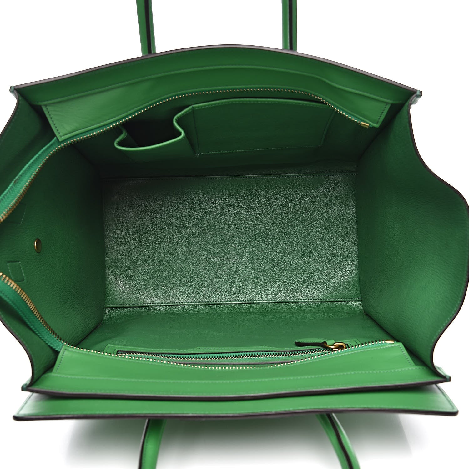 Celine Palmelato Mini Luggage Grass Green 5 of 18
