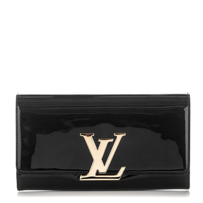 Louis Vuitton Patent Louise EW Clutch Black 1 of 6