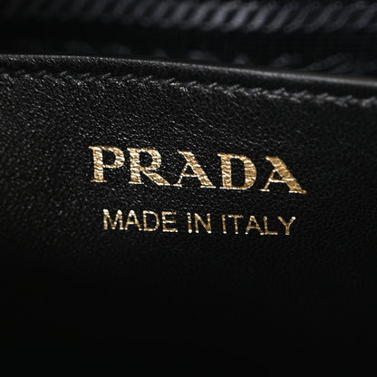 Prada Saffiano City Calfskin Medium Esplanade Tote Mercurio Black 6 of 10