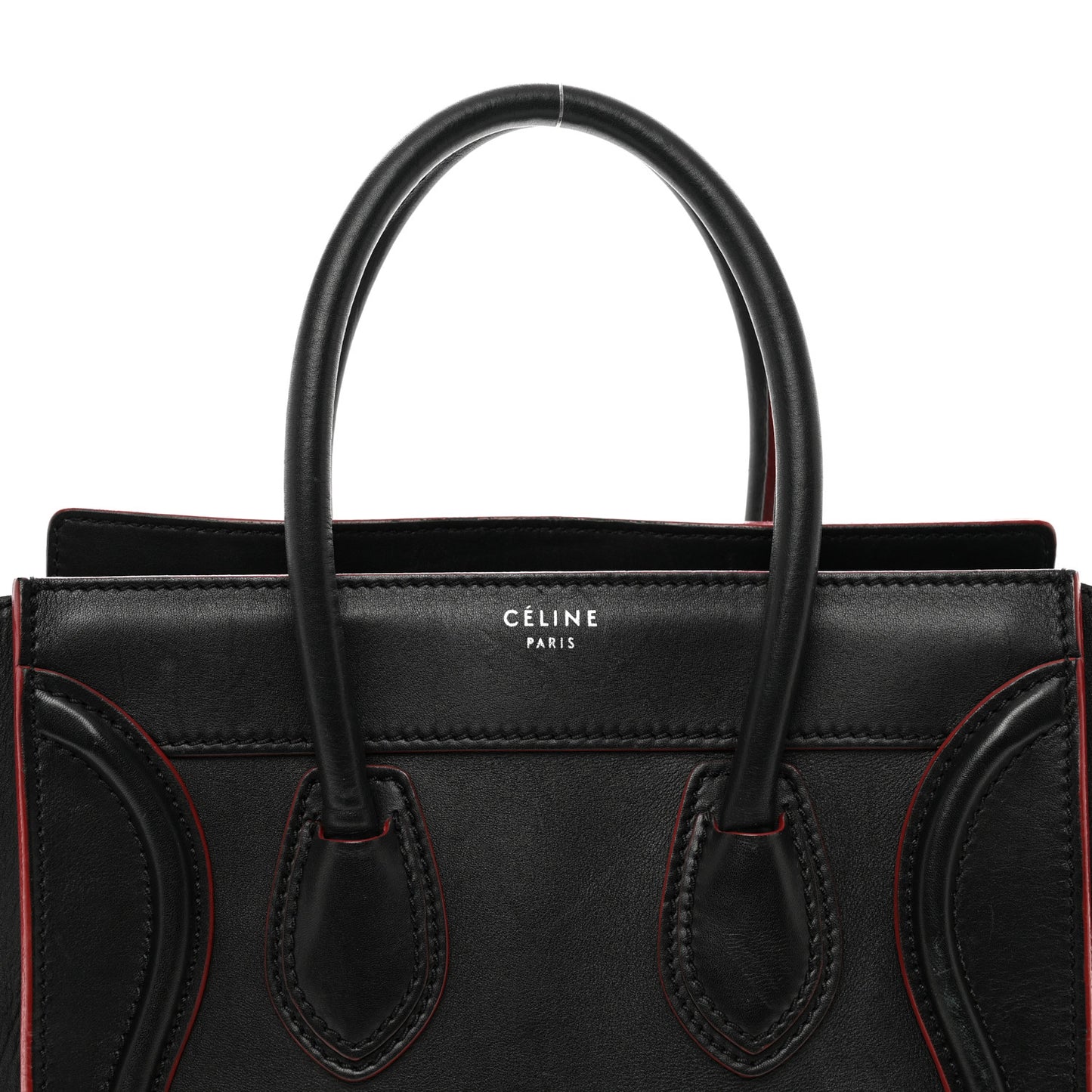 Smooth Calfskin Micro Luggage Black