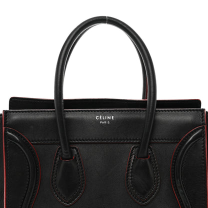 Celine Smooth Calfskin Micro Luggage Black 5 of 11