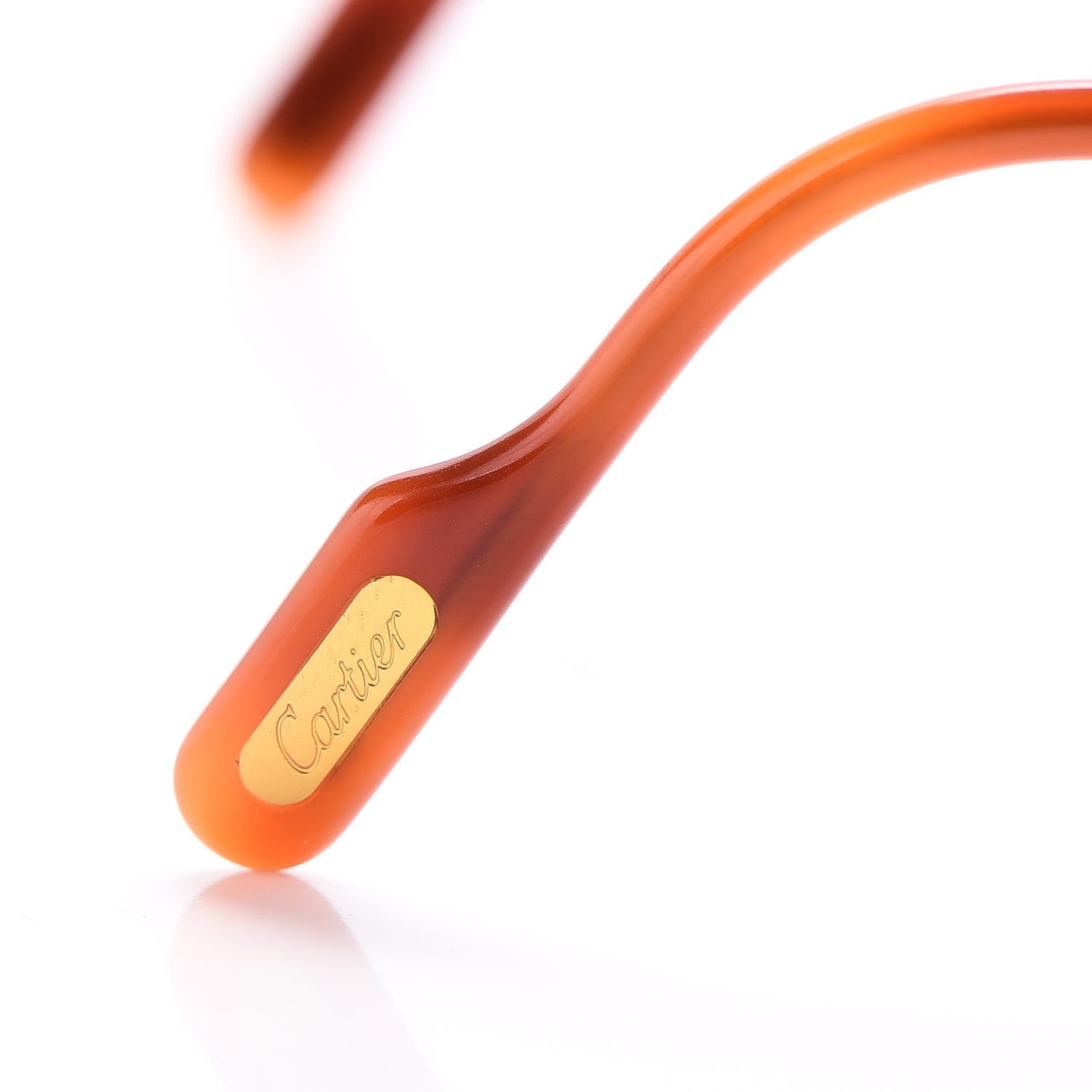 Cartier Oval Sunglasses 140 Gold 7 of 8